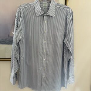 Brooks Brothers Explorer non-iron Slim Striped Dress Shirt